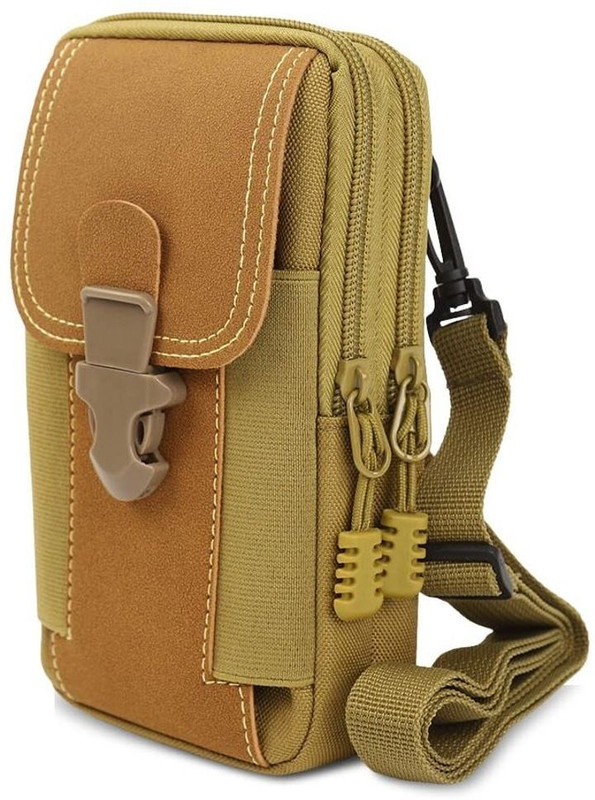 Venzina 6.5 Inch Waterproof Canvas Belt Pouch for Men Versatile Phone Holster Fanny Pack Waist Pouch(Multicolor)