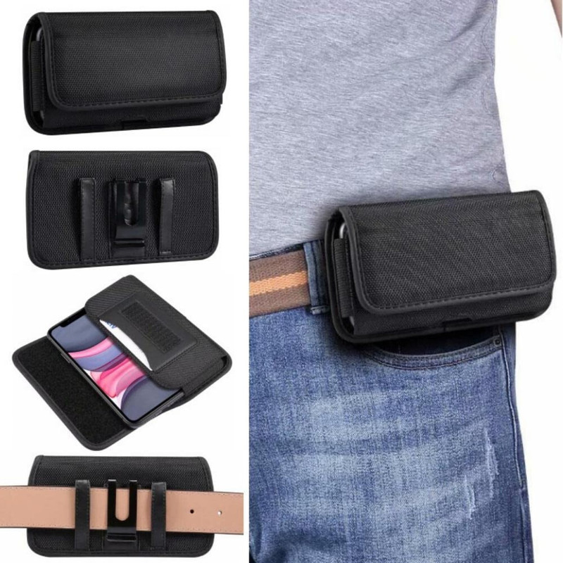 KVVTRADES Phone Holster for Men Mobile Purse Phone Holster for Men Belt-Clip(Multicolor)