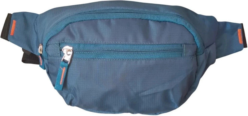 FLIKKER Waist Bag For Men Fanny Pack Polyester Chest Pouch Belt Bag Waterproof Hip Boys Unisex Crossbody Side Bag (Pack of: 1)(Green)
