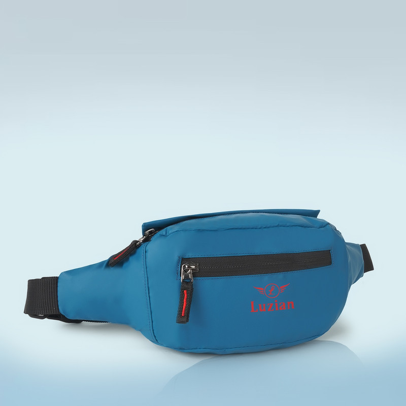 Luzian Classy Design Waterproof Waist Fanny Pack Waist Belt for Travelling Waist Bag Waist bag(Green)