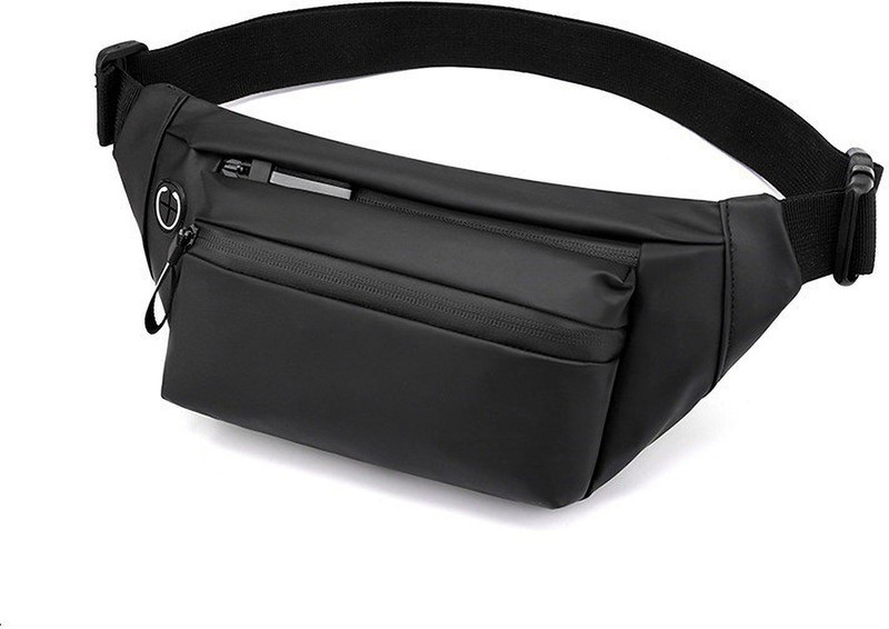 jettik Fanny Pack Waist Belt For Men Women Chest Bag Waist Sports Pouch Waist Bag(Black)