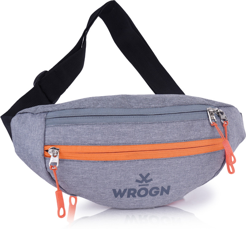 WROGN Sportz waist bag for men and women Stylish Fanny Pack for Convenient waist bag Waist Bag(Black)