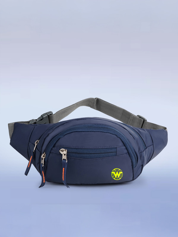 World Speed Casual Waterproof Fanny Pack Belt for Travelling Unisex Waist bag(Blue)