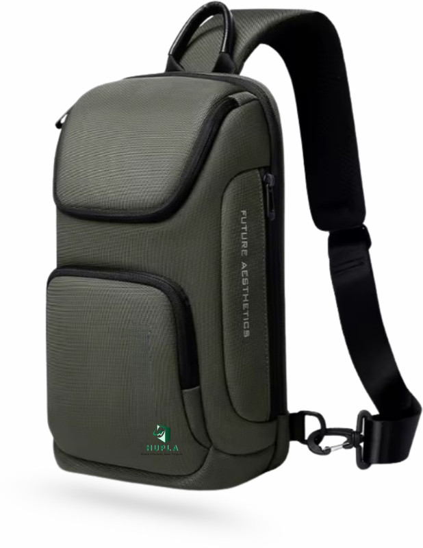 Hupla Waterproof Unisex Crossbody Shoulder Bag, Travel Bag, Sling Bag(Green)