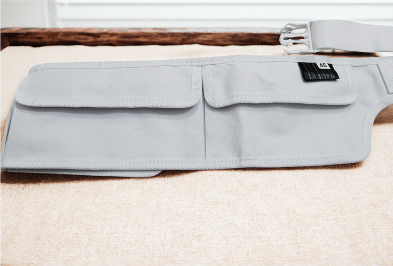 AL SHAD HANDLOOM HOUSE Ahram Belt / Ihram Belt for Men's Hajj & Umrah | Nylon Fabric Belt | Free Size(White)