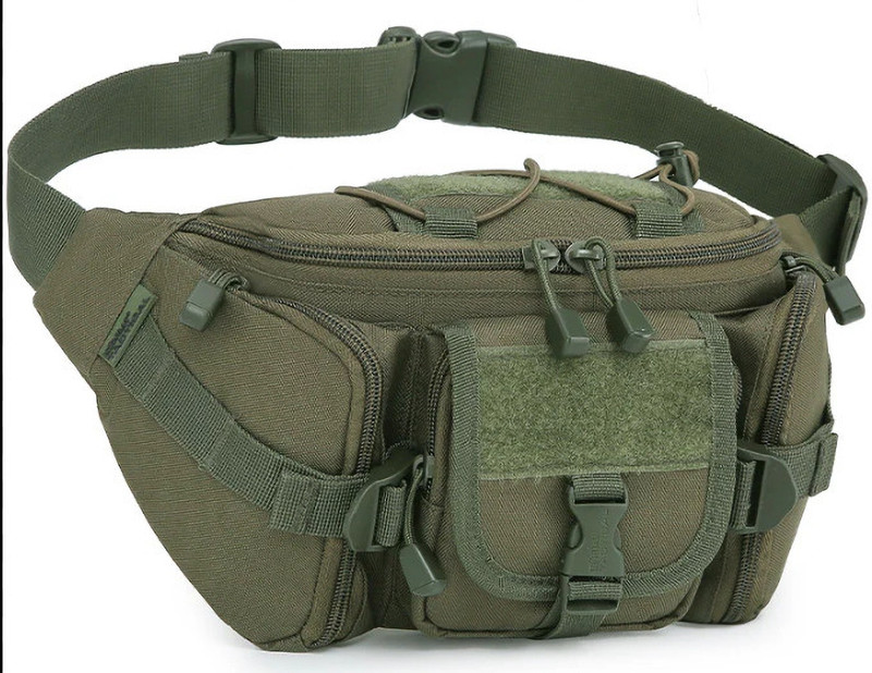pleasing forest Outdoor Unisex Waist Bag Tactical Military Waist Pack za10 WAIST BAG Waist Bag Pack Hip Belt Bumbag for Outdoor -DS189(Green)