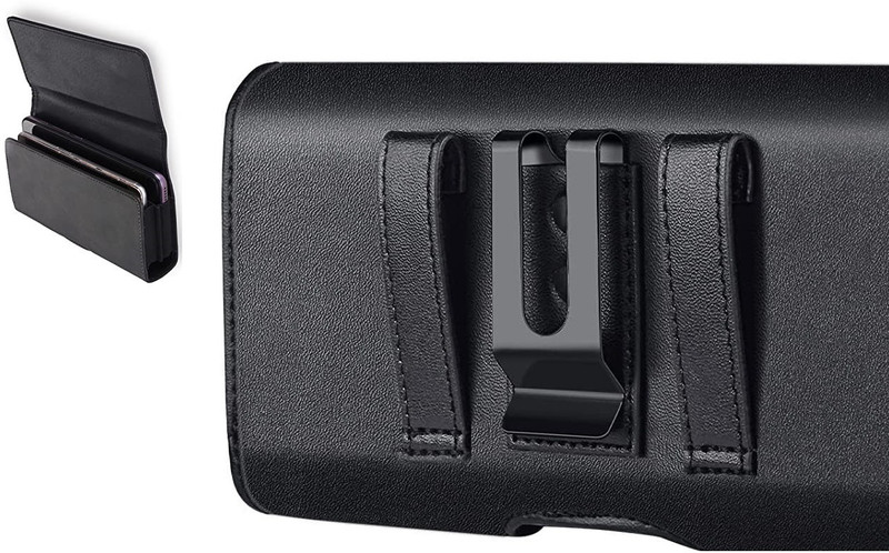 Bodoma Mobile BeltPouch Waist Bag for All Mobiles Up to 6.5 inch Mobile Belt Pouch Holster with Magnetic Clip Clouser Wasist Bag for All Mobiles(Black)