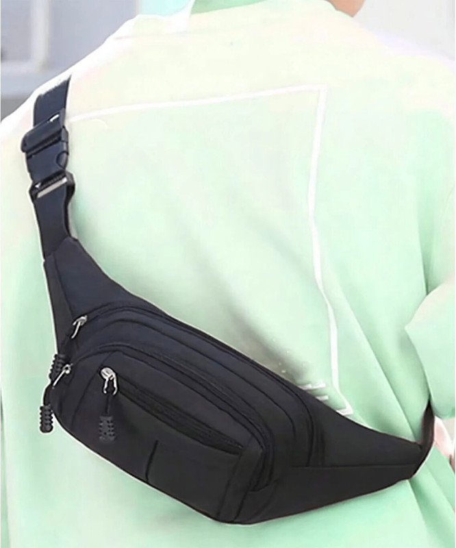 Bittoo Lifestyles,Stylish Waist Bag for Every Occasion,waist bag for men and women Waist bagh(Black)