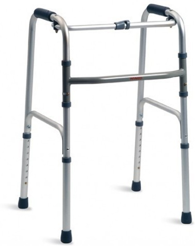 Health Track FOLDABLE AND HIGHT ADJUSTABLE WALKER FOR ADULT Walking Stick