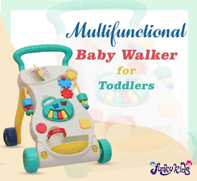 Funky Kids Musical Activity Walker(Multicolor)