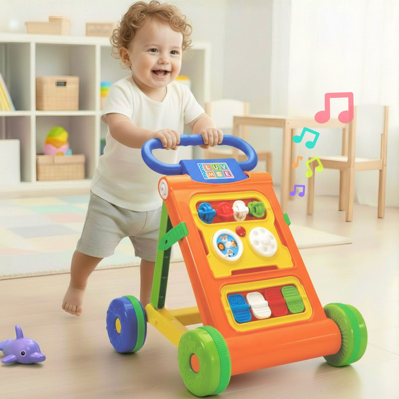 mama luv mee Musical Activity Walker(Orange)
