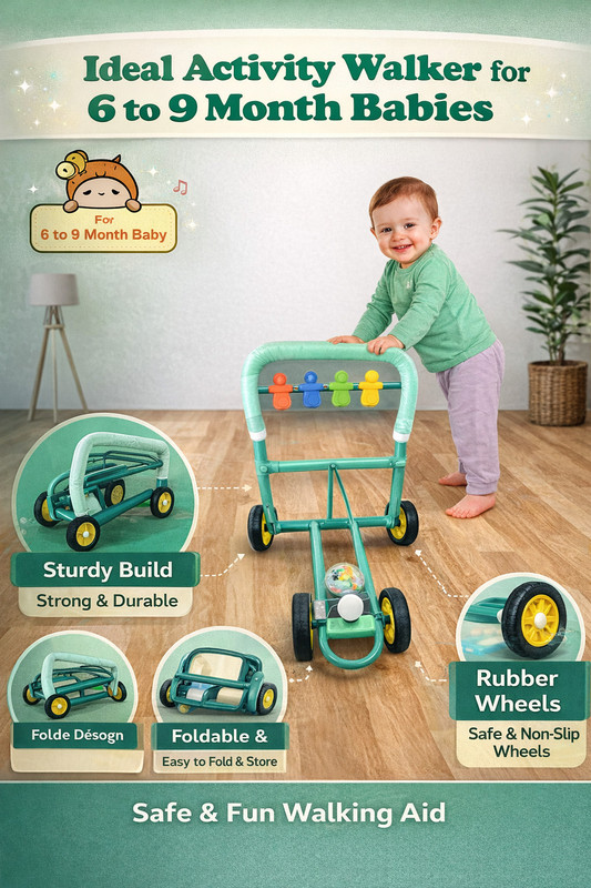 SM Enterprises 2-in-1 Walker(Green)