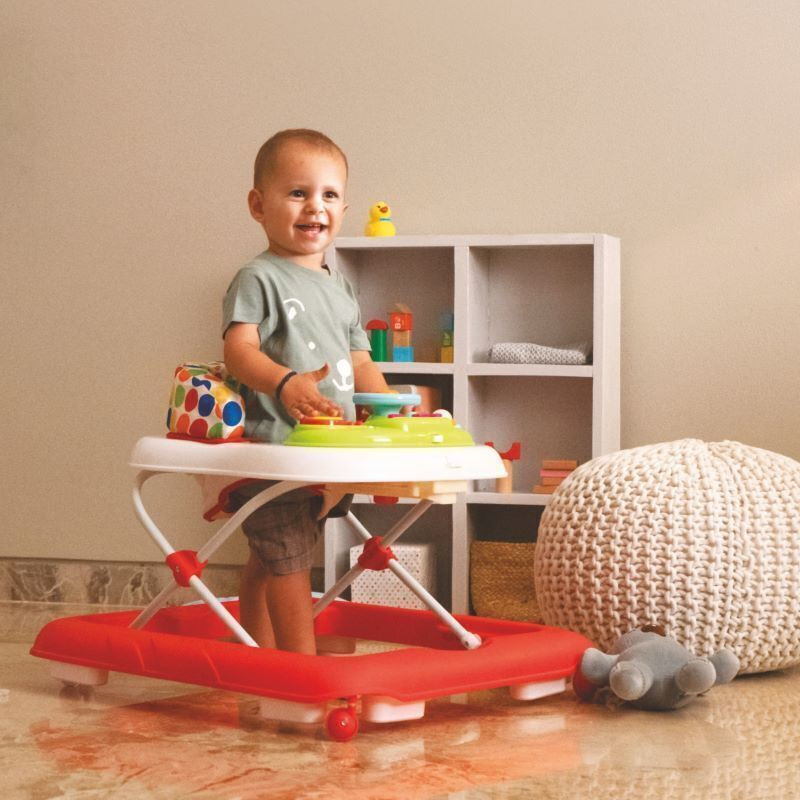 R for Rabbit Musical Activity Walker(Red)