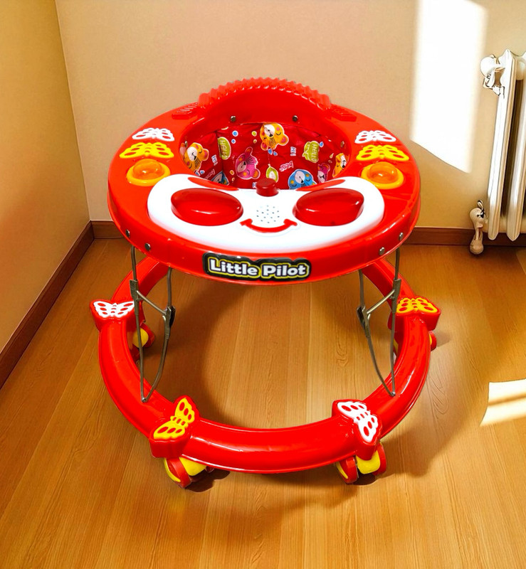 Little Pilot Musical Activity Walker(Red)