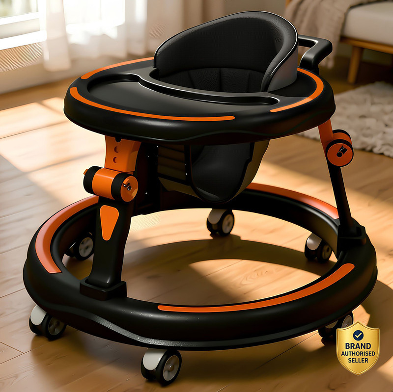 StarAndDaisy Activity Walker(Black, Orange)