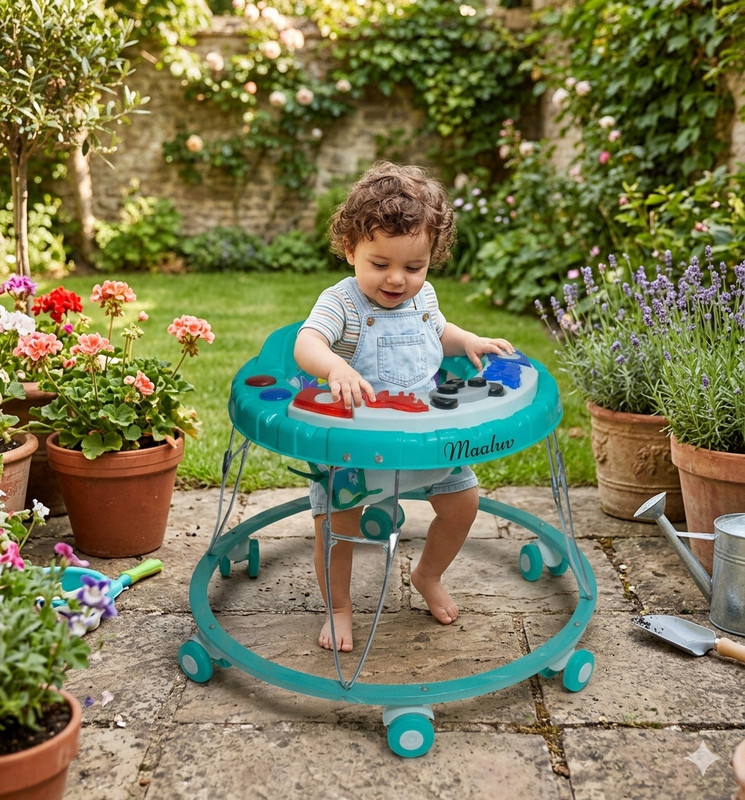 maaluv Musical 3-in-1 Walker(Green)