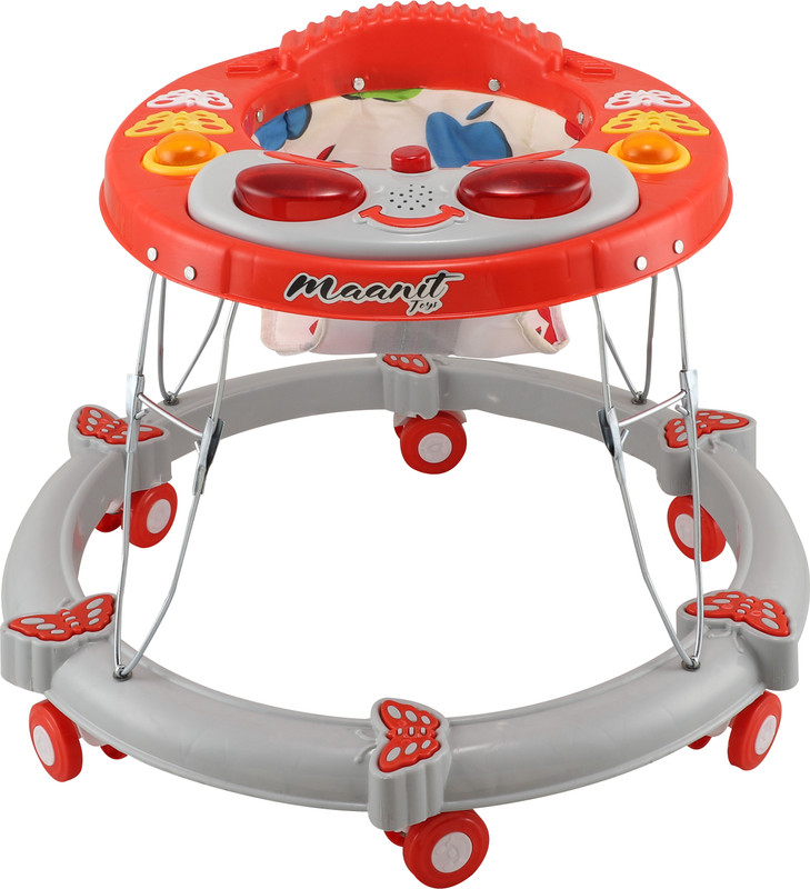 Maanit Musical 3-in-1 Walker(Red, Grey)