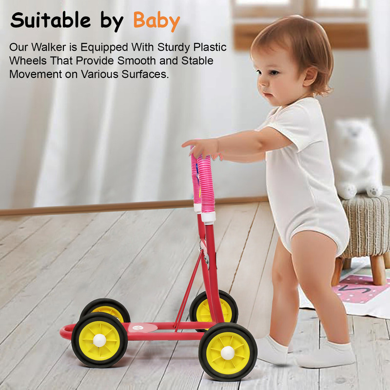 STEELOART Musical Walker & Rocker(Pink)