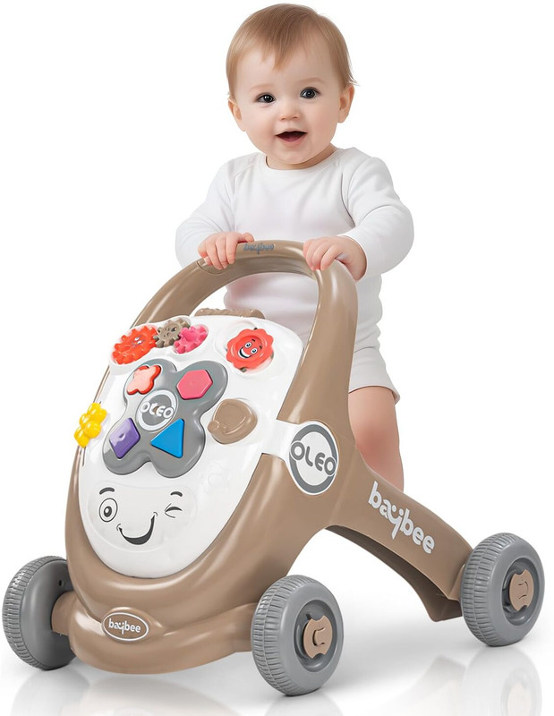 baybee Musical Activity Walker(Brown)
