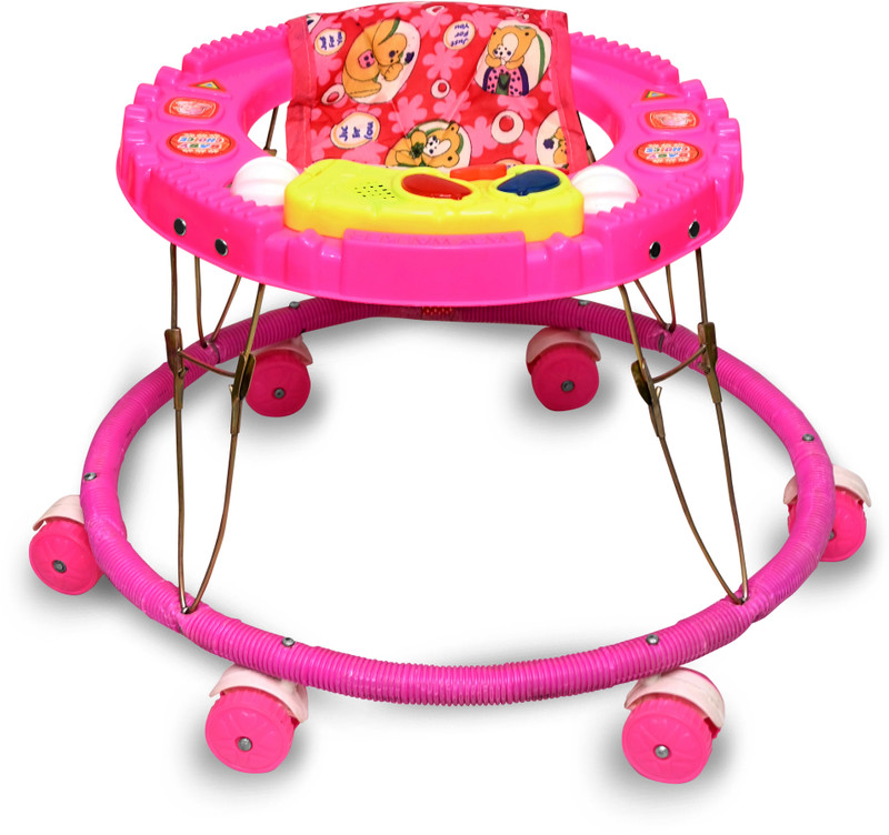 khilorakart Musical 2-in-1 Walker(Pink)