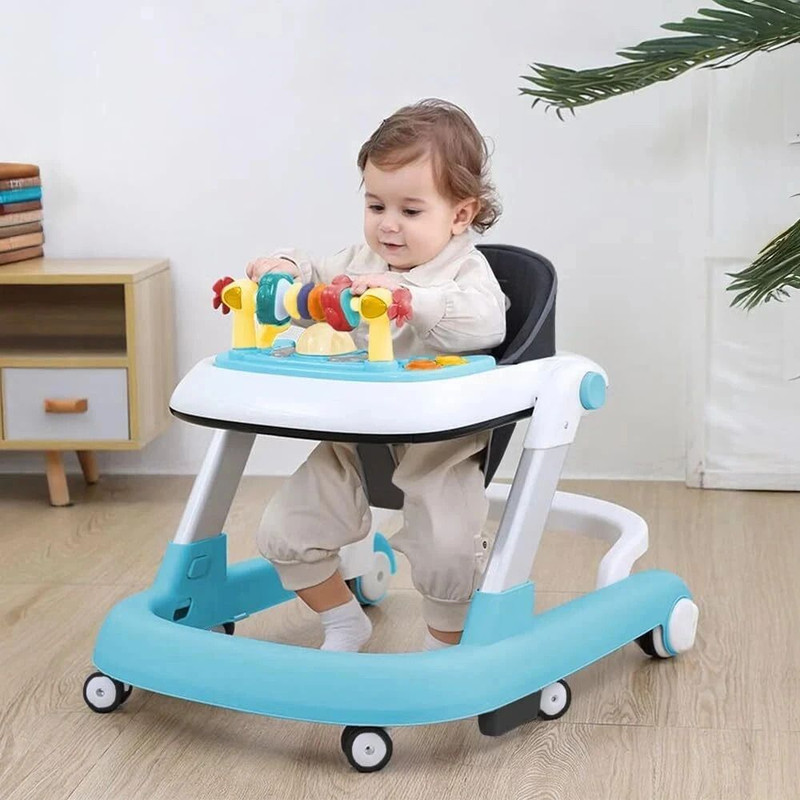 StarAndDaisy Musical Activity Walker(White, Blue)