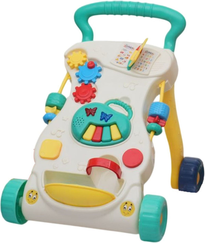 BRAVETOT Musical Activity Walker(Multicolor, Green)