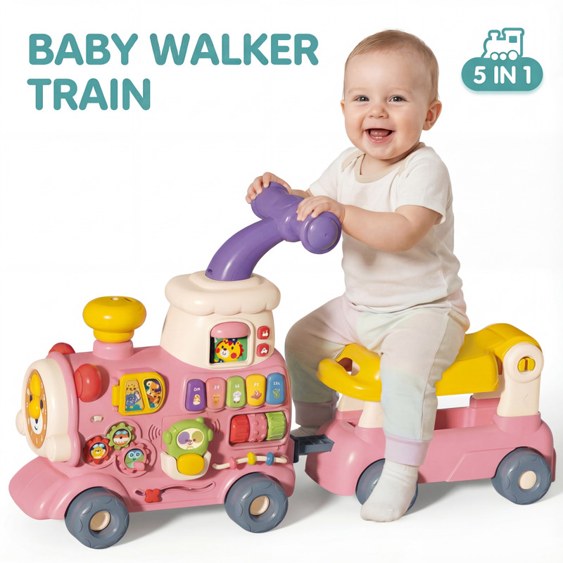 Star Work Musical Activity Walker(Pink)