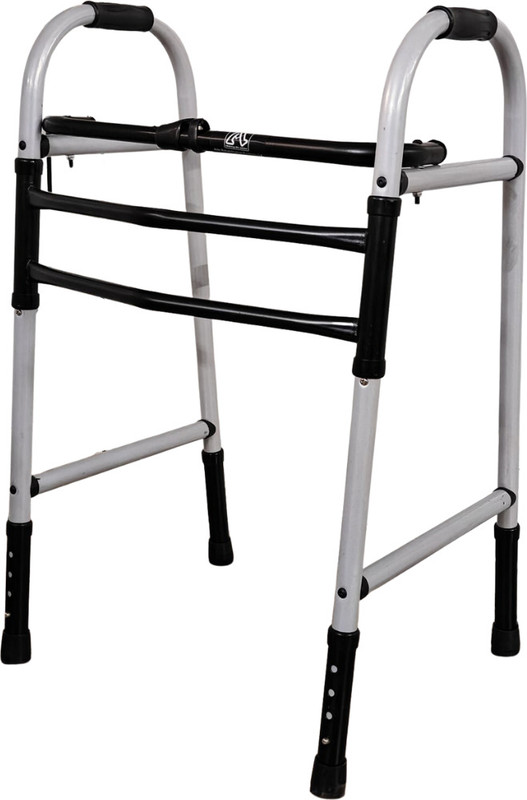 Able Adult Walker for Patient, Height Adjustable, Foldable, Sturdy for Men and Women Walking Stick