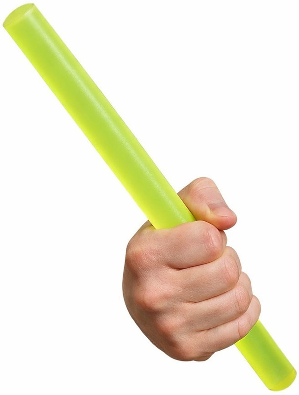 TheOmCollection Flexible PU Rubber Rod for Martial Arts, Self Defense & Fitness Training Walking Stick