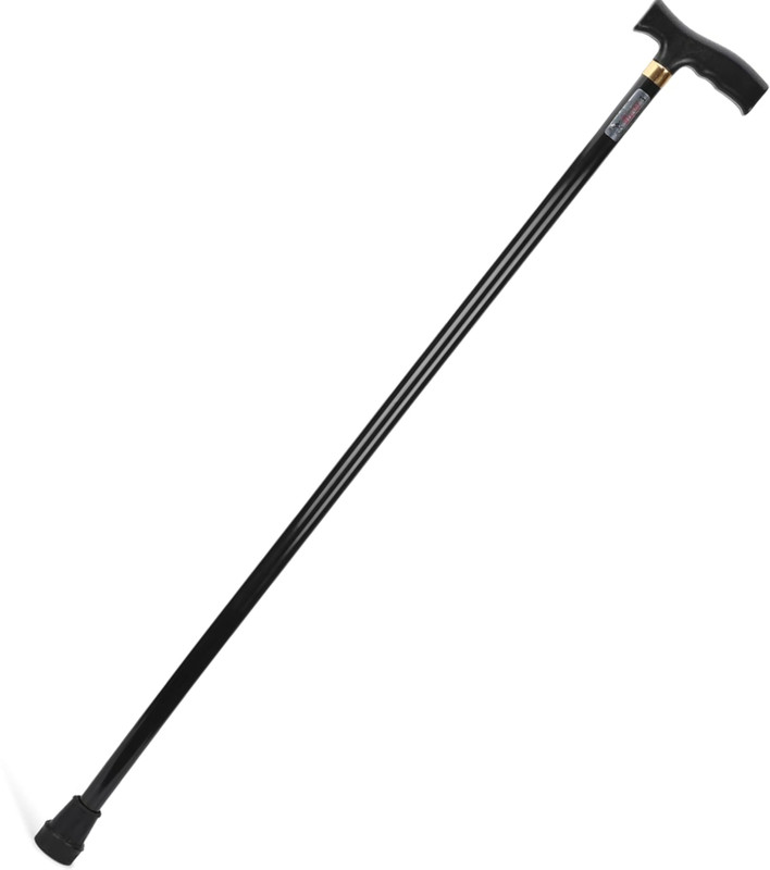 IWALK Non Adjustable Walking Stick for Men Women & Senior Citizen Fix Height 36" Black Walking Stick