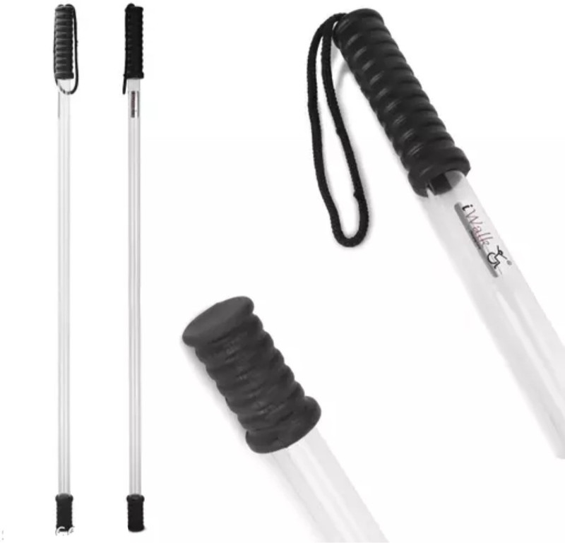 Sanvi Creation Mart Polycarbonate Security Stick (Pack of 1) High Impact resistance, Light weight Walking Stick