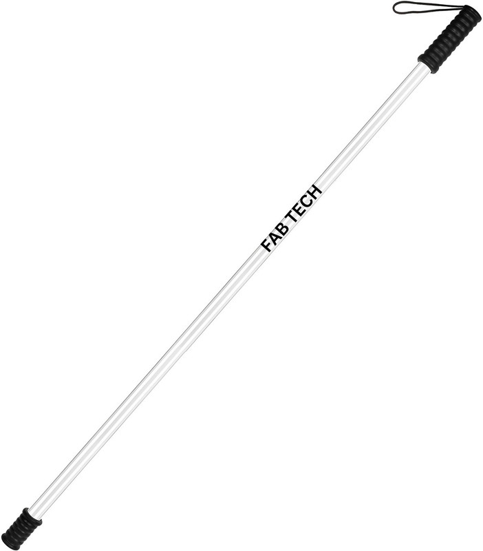 FAB TECH 100 cm Ultra Strong Light Weight Polycarbonate Stick (Set of 1) Security Stick Walking Stick