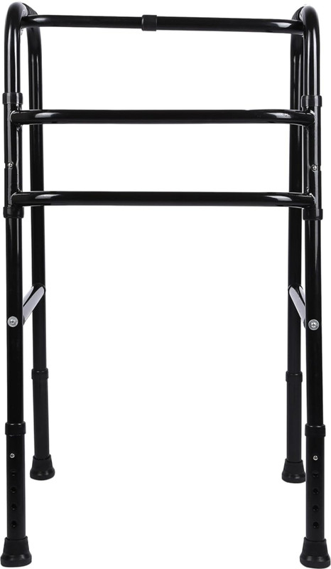 IWALK Height Adjustable & Foldable Double Bar | Heavy Duty | Injured & Aged People Walking Stick