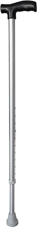 A1CARE Tynor Walking Stick L Type,Silver-Universal Size Walking Stick