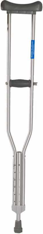 MAHIKA Healthcare Durable Underarm Auxiliary Crutches - 2 Unit Walking Stick
