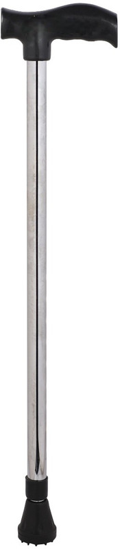 Dr. TORSO Adjustable Silver Walking Stick With Stainless steel Body for Men and Women Walking Stick