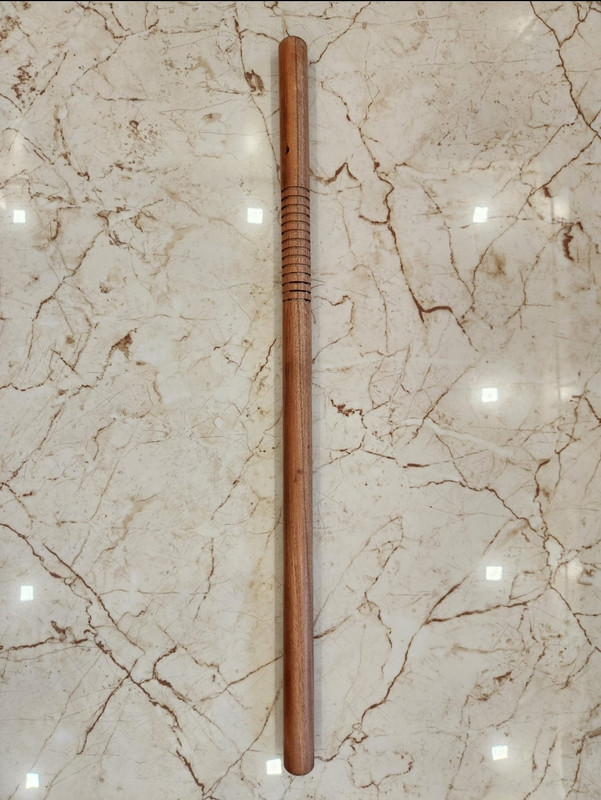 RanaCreation Antique designing wooden hand roll for all Walking Stick