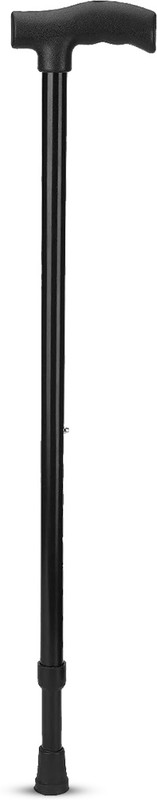 MOWELL Premium Height Walking Stick M.S Cane Hand Stick for Old People (Revan Black) Walking Stick
