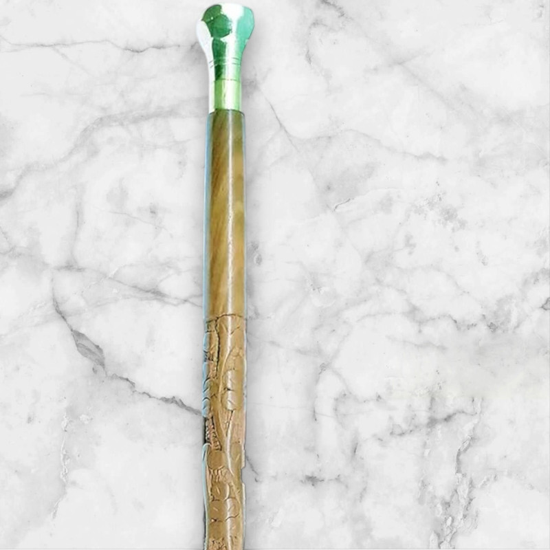 M S RISE PANNI CARVING Walking Stick