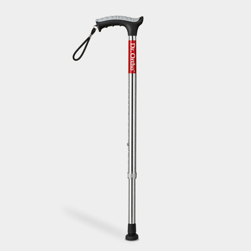 Dr. Ortho L-Type Adjustable Aluminum Frame Walking Stick