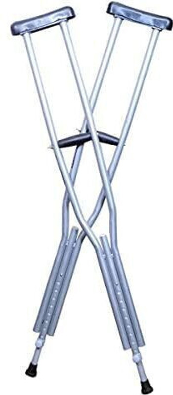 MEDSOR IMPEX Height Adjustable & Lightweight Axillary/Underarm Crutches (98-109 CM) Walking Stick
