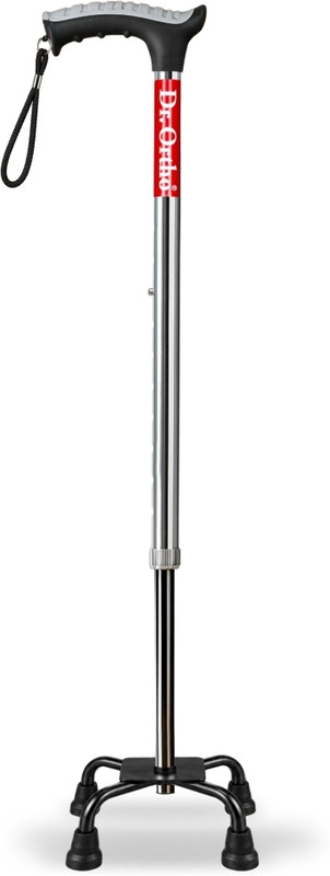 Dr. Ortho Quadripod Adjustable Aluminium Walking Stick