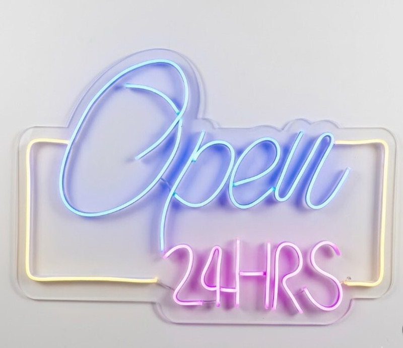 LSI open24hrs(12x18)inch Light Strip