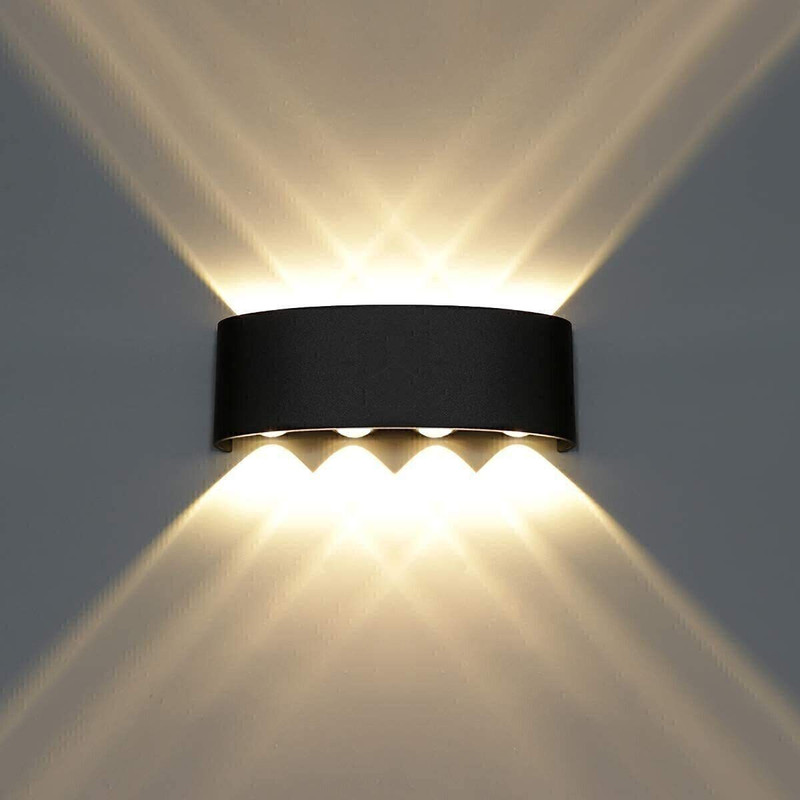 AA Power Uplight Wall Lamp With Bulb