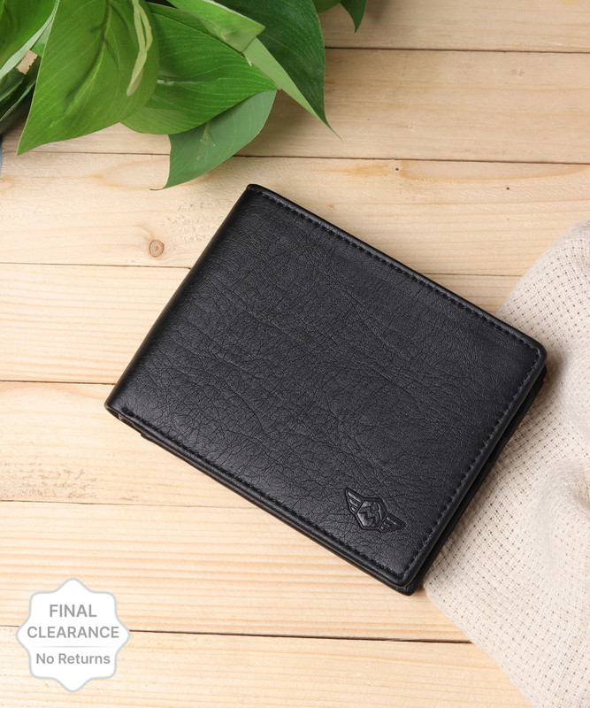 BE DIVINE Men & Women Casual, Evening/Party, Formal, Travel, Trendy Black Artificial Leather Card Holder(9 Card Slots)