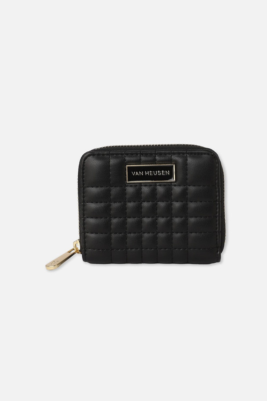 VAN HEUSEN Women Casual Black Tyvek Wallet(1 Card Slot)