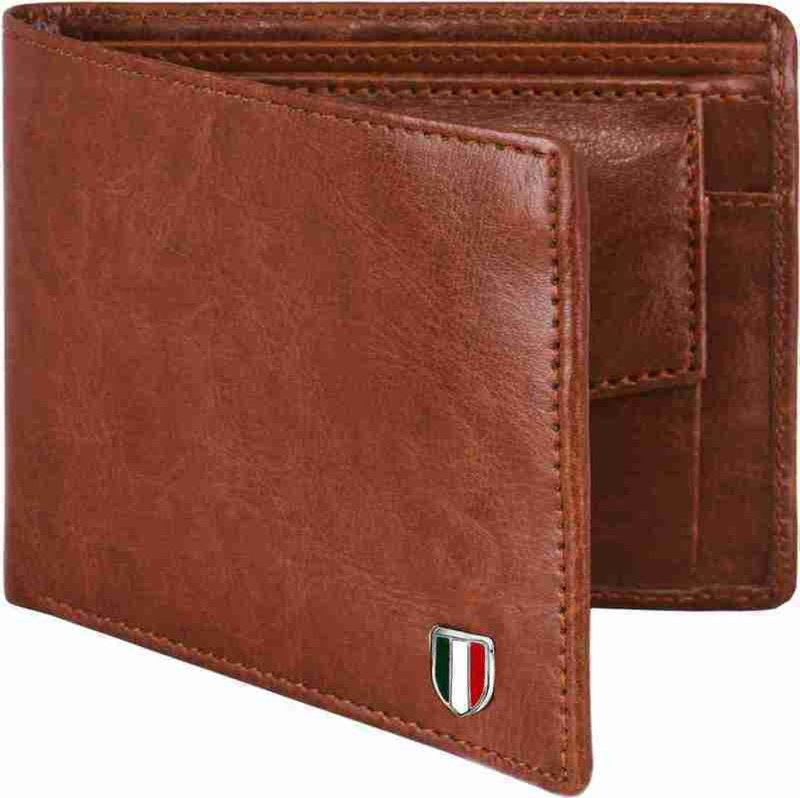 HIFON Boys Casual Tan Artificial Leather Wallet(5 Card Slots)