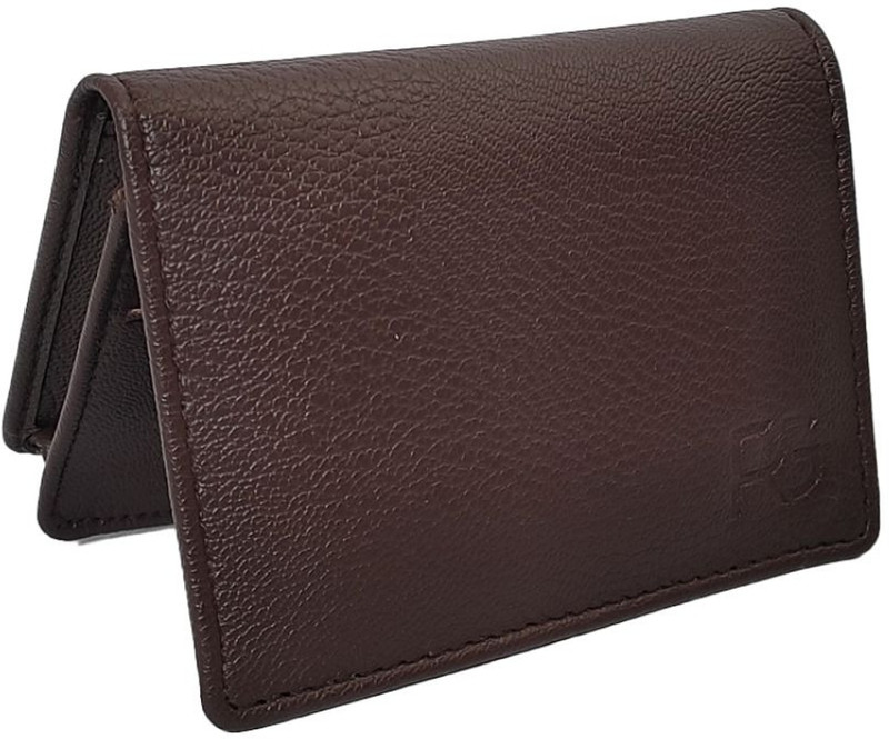 RAGE GAZE 4 Card Holder(Set of 1, Brown)