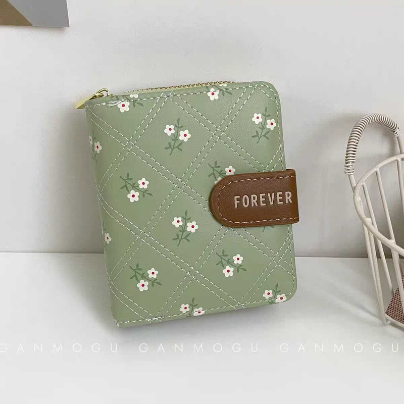 FLYME Women Casual, Formal, Travel, Trendy Green Artificial Leather Wrist Wallet(5 Card Slots)