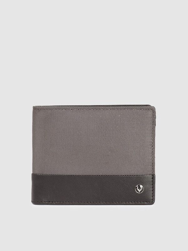 N S Trader Men & Women Black, Green, Grey Genuine Leather Wallet(3 Card Slots)
